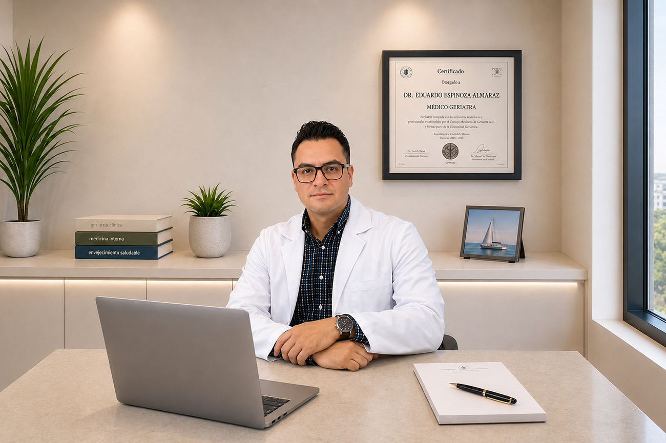 Geriatra Eduardo Espinoza